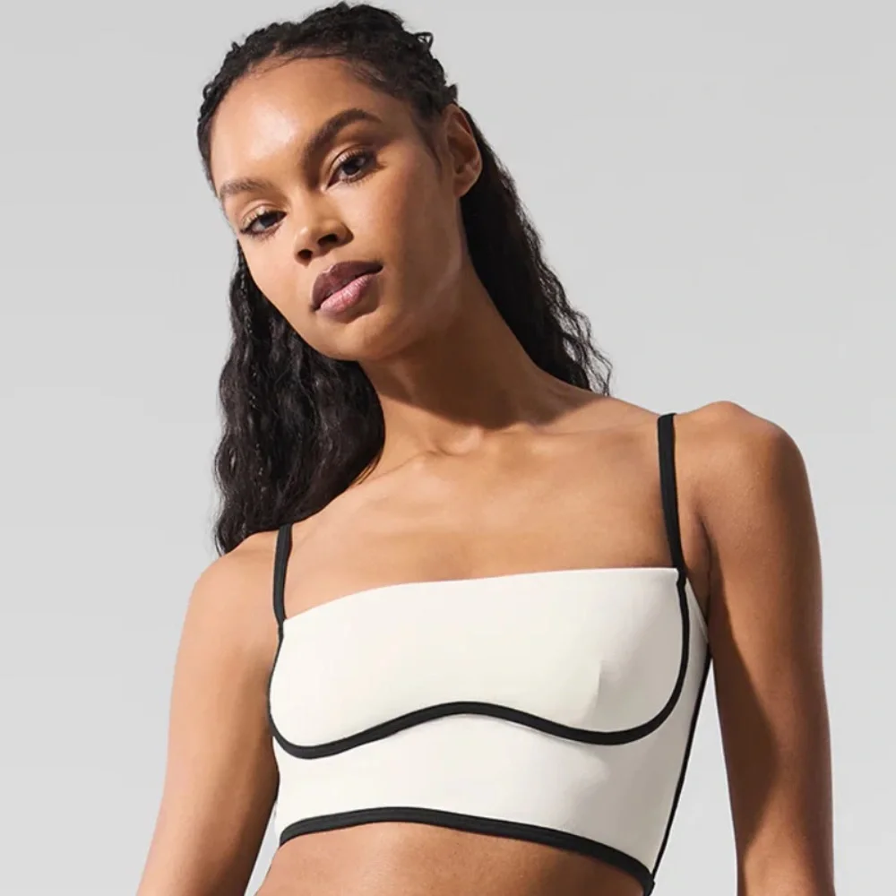 Alo airbrushed streamlined bra tank